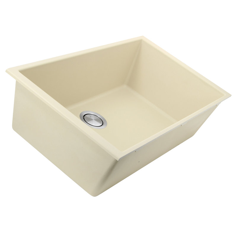Plymouth 33" L x 19" W Undermount Kitchen Sink, Sand