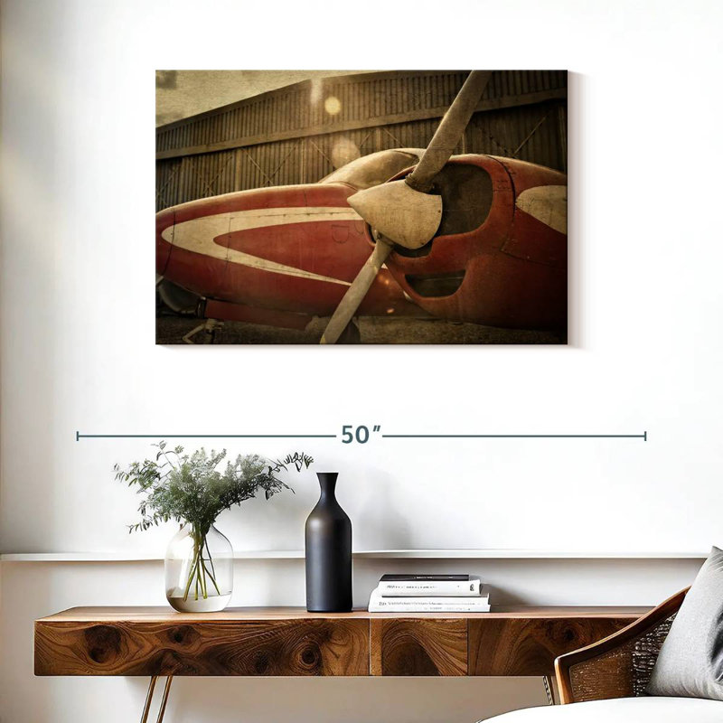 Mehar Retro Aircraft, 24" H x 36" W