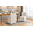 Ritney Down Fill Dining Chair with Casters