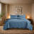 Floral Embossed Microfiber Quilted Bedspread Set-124308864-124308873