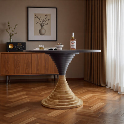 Table ronde spéciale Design créatif 43,3 pouces