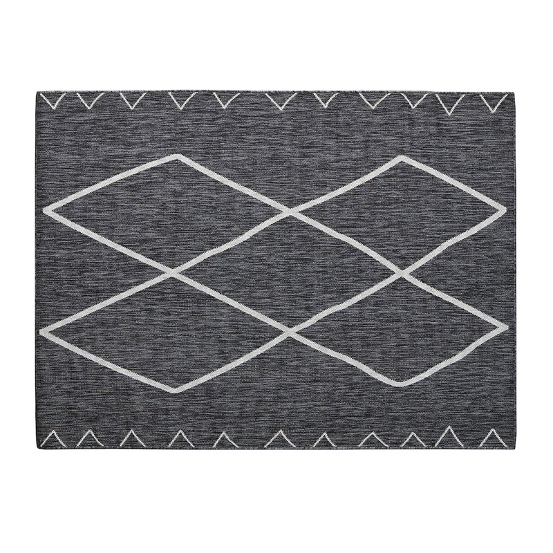 Tapis d'intérieur / extérieur marocain Darya, Rectangulaire 8 pi x 10 pi