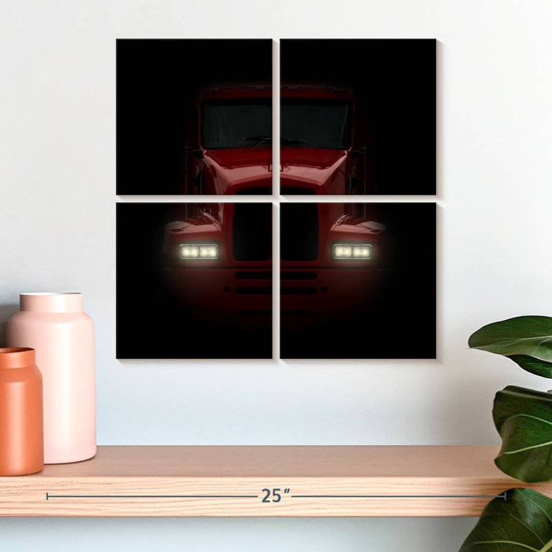 Mehar Dark Red Truck