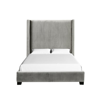 King Upholstered Bed In Gray Box - Dynamic, Sweetness A Box, Nuance Excitement, Attractiveness