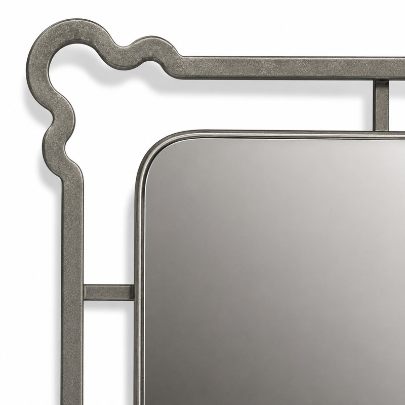 Victoria Mirror, 47" x 31.5", Aged Brass