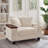 Multifunctional Corduroy Sofa With Bluetooth Speaker, Hidden Table & Storage, Ideal For Small Spaces