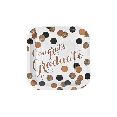 Bevill Disposable Paper Graduation Dessert Plate