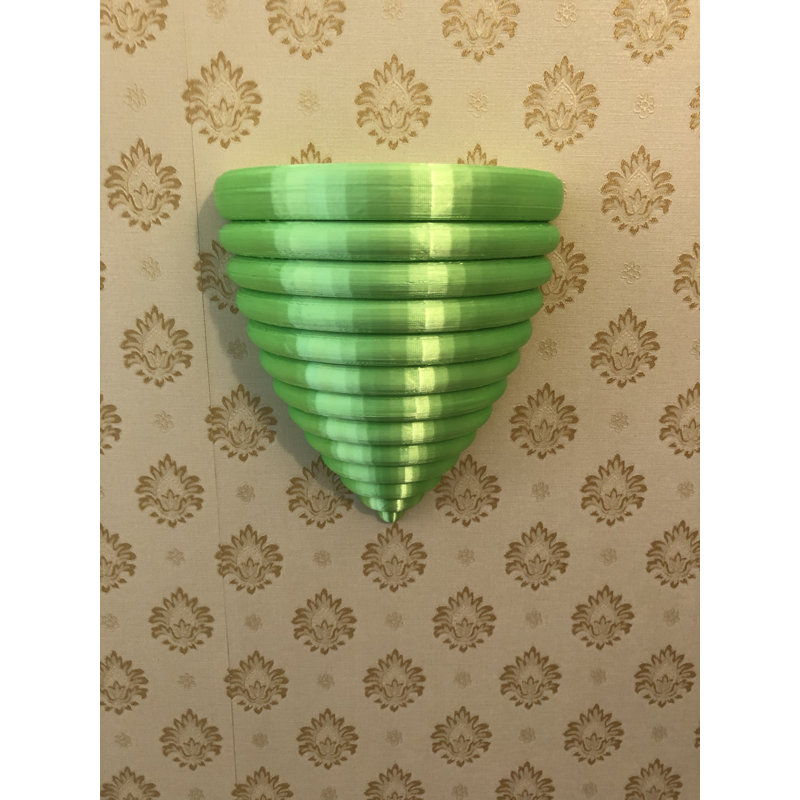 Modern Furniture Wall Decor on Plastic,  Green