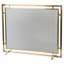 Gatsby Mesh Fireplace Screen - Single Panel, Steel Frame-752397415