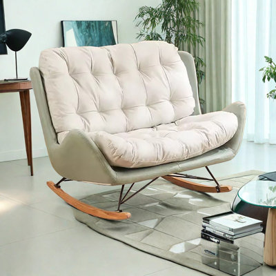 Chaise berçante de salon à bascule Nordic Light Luxury