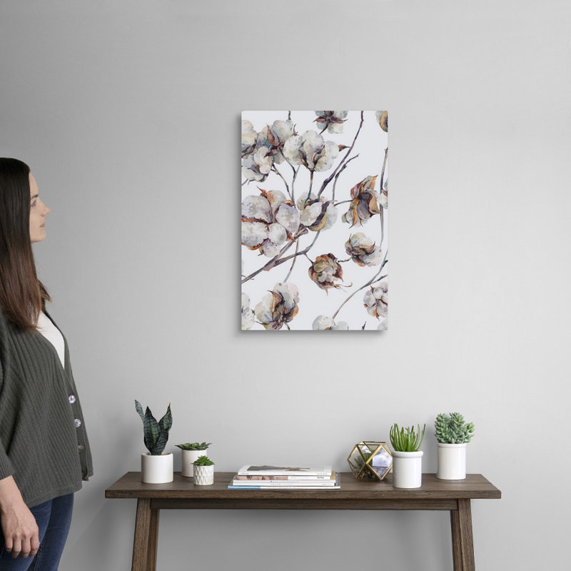 Reproduction d’art sur toile, "Cotton II" par Incadd, Toile tendue, H 24 po x l 16 po x P 1,25 po