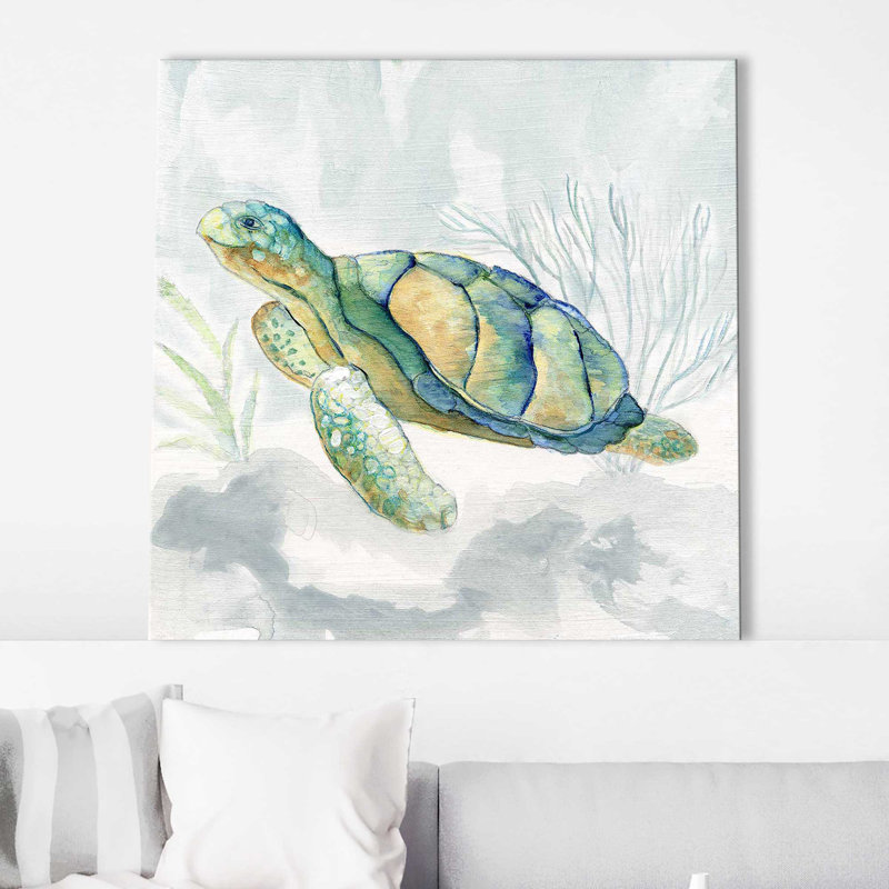 «Riding the Current II» par Tava Studios - reproduction d'art sur toile tendue, L 18 po x H 18 po, Toile tendue