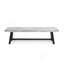 Bancs d'extérieur Carlisle, gris clair sablé + noir (ensemble de 2)-543430536