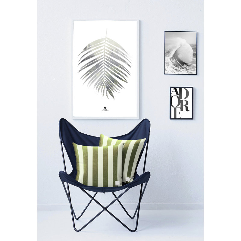 Outdoor Indoor / Outdoor Striped Square Cushion Cover, Polyester