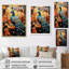 Benedito Peacock Collage, impression sur toile encadrée-1237275903-1237275878