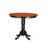 5 Piece Counter Height Pub Set Includes a Round Dining Table and 4 Kitchen Dining Chairs, Black & Cherry-936140997-875786647