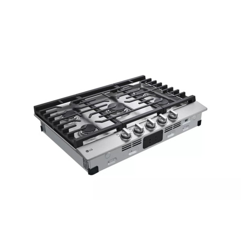 LG 30" Gas Cooktop with UltraHeat 20K BTU Burner, Stainless Steel