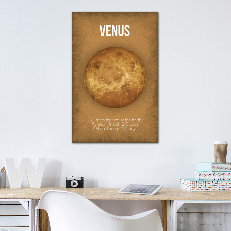 Décoration murale Venus Kids, Toile tendue, H 40 po x l 26 po x P 1,5 po