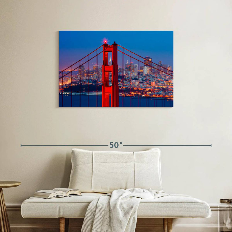 Lilie Glowing Golden Gate Bridge