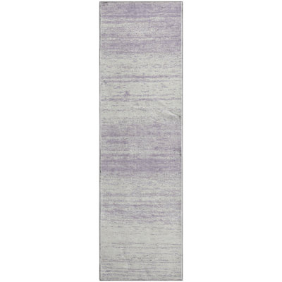 Premium Machine Washable Prisco Lavender Rug
