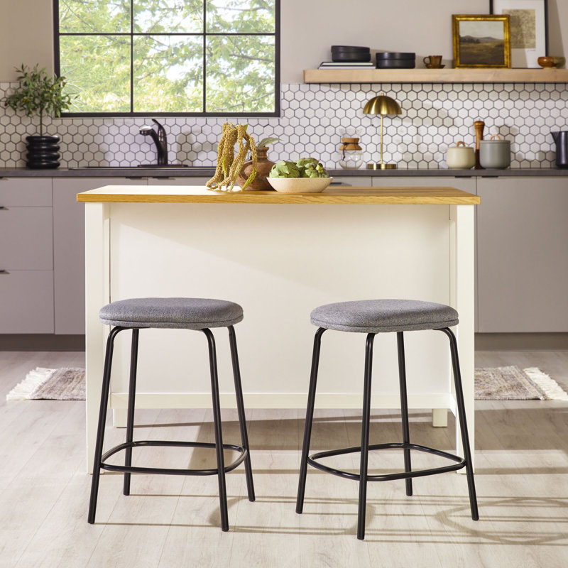 Mutt 24" Counter Stool, Charcoal