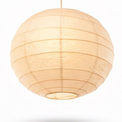 Irregular Paper Sphere Pendant Shade