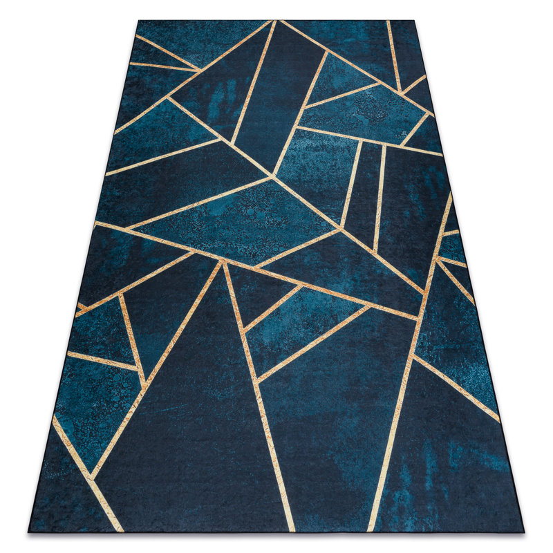 Barryton Geometric Area Rug, Runner 80 x 150cm