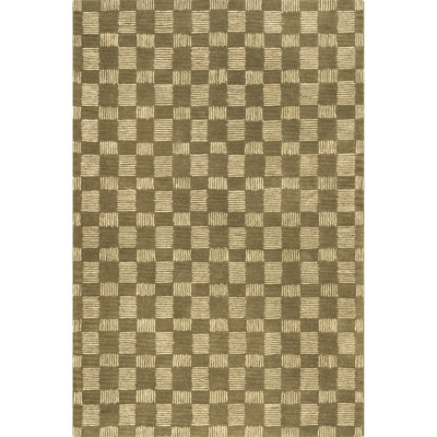 Quince Checkered Wool Area Rug