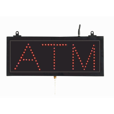 6.75'' Text & Numbers Themed LED Sign