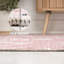 Tapis d'intérieur / extérieur rose / crème deux tons Cindia-1018871951