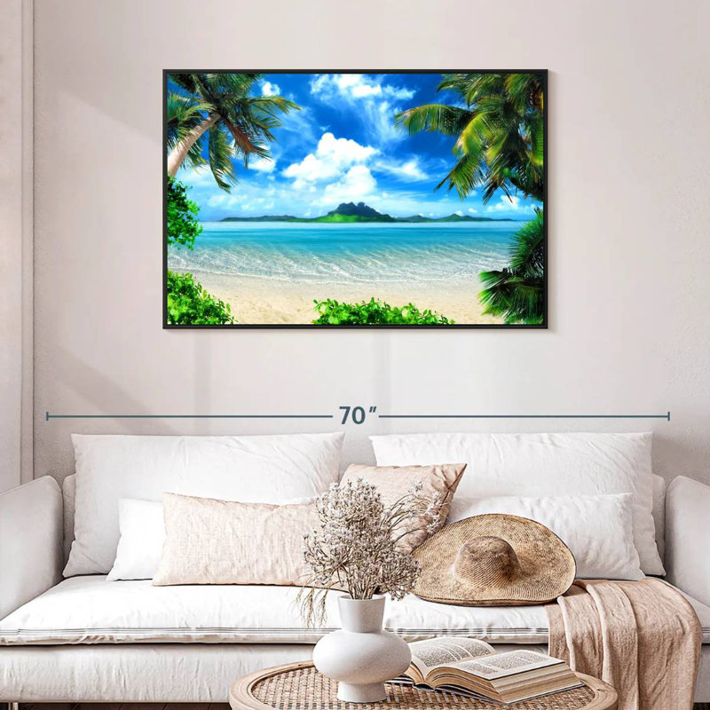 Serene Izidora Scene, Floating Frame Black, 43" X 29"