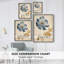 Impression encadrée FLORAL Series LXI - bois massif-1057914513