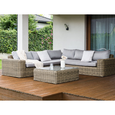 Outdoor Cushion Cover Set PALERMO Grey