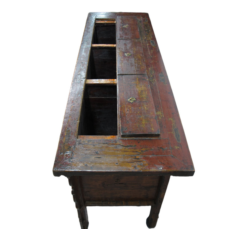 Asian Classic 75.5'' W Solid Wood Sideboard