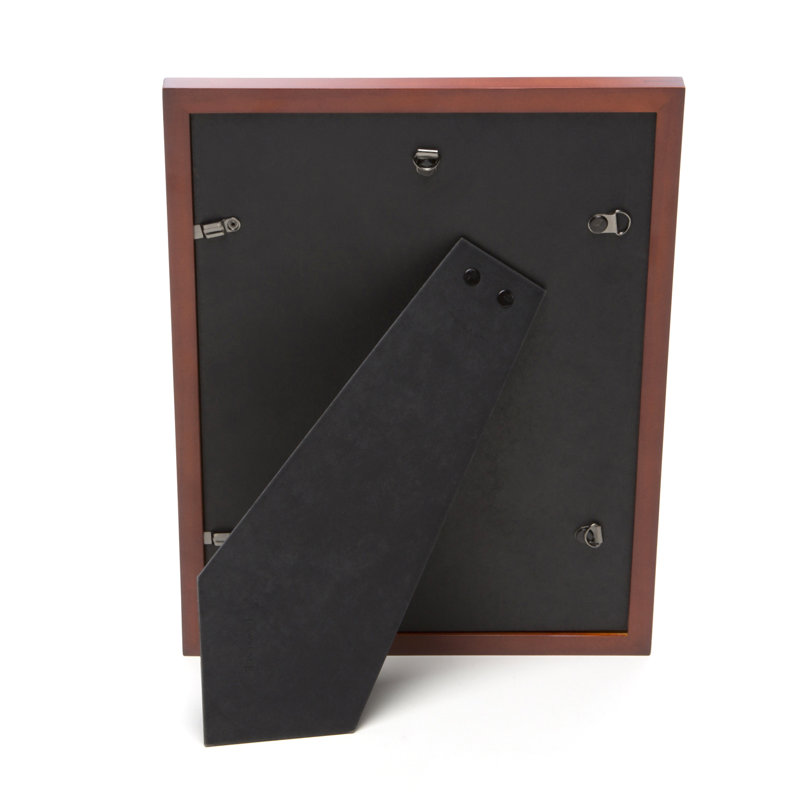 Cadre photo, 5 po x 7 po, Noyer brun mat, Simple
