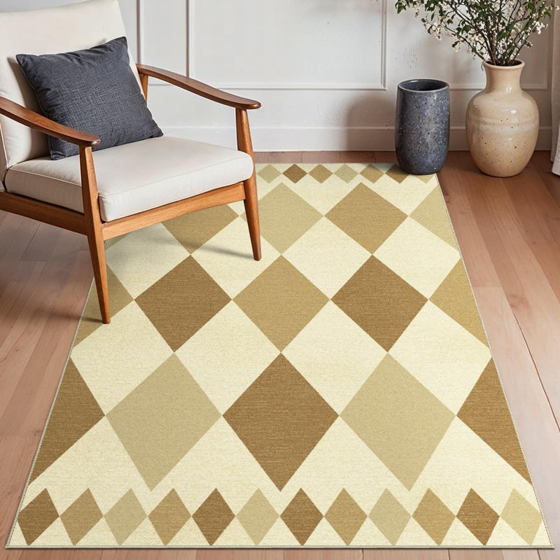 Tapis antidérapant lavable à la machine, Rectangle 5 pi x 7 pi