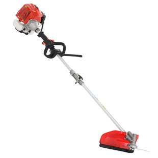 Tondeuse à gazon, 5 en 1, désherbeur, puissant, puissant, complet, accessoires de protection, taille-haie 52Cc, taille-haie à essence, coupe-brosse (rouge)