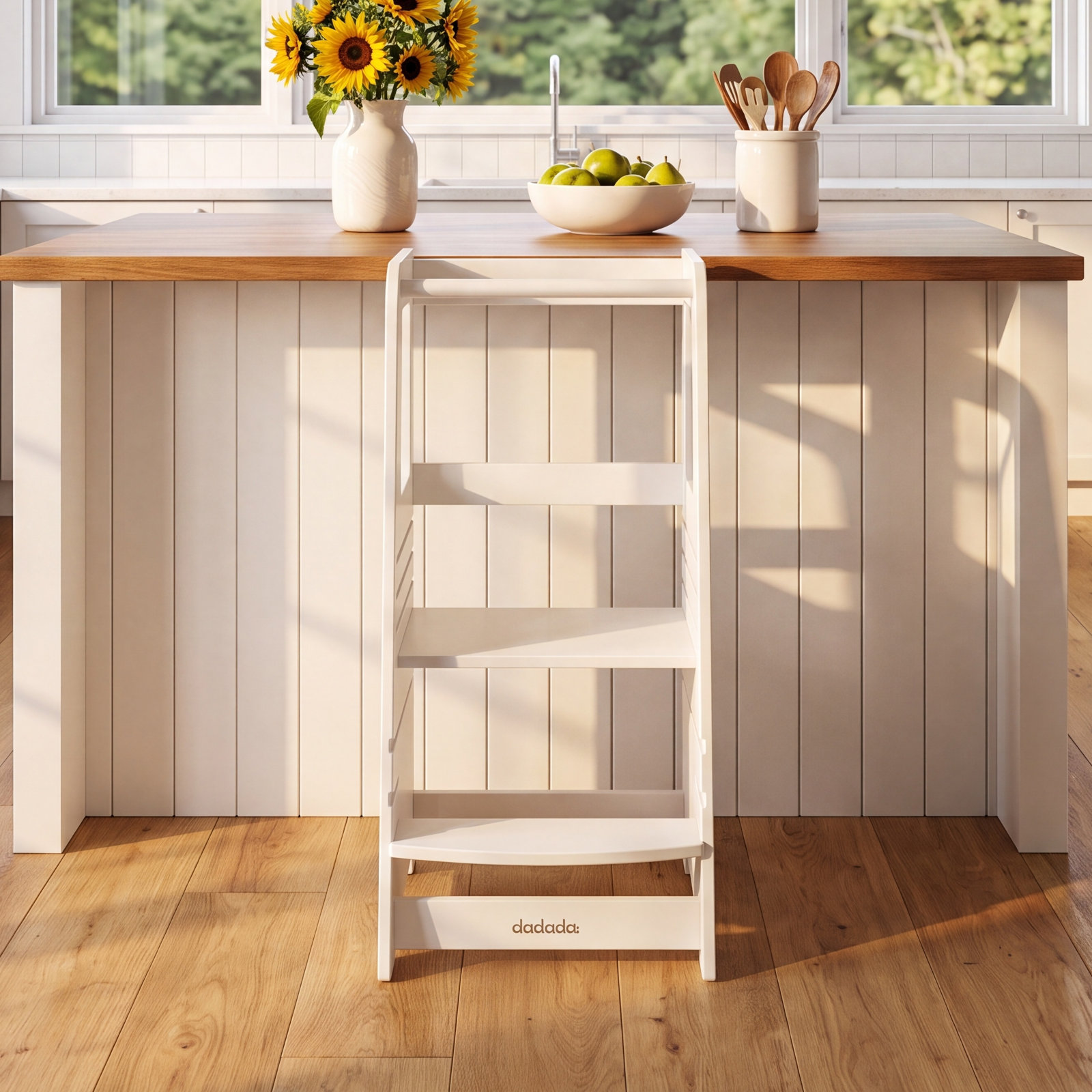 Toddler Time Toddler Tower, White