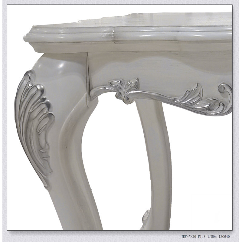 Table de bout Bone avec pieds à griffes Conception pratique et moderne, matériaux de haute qualité, centre de salon, Blanc