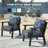 24"X24" Outdoor Patio Cushion Set - Water-Resistant, Weatherproof Sectional Sofa Pads With Removable Covers & Stylish 3D Design For Garden, Lawn, Or Deck Furniture-11664309