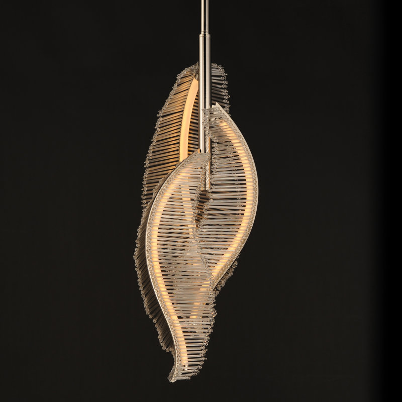 Lillet 3 - Light LED Pendant, Polished Nickel