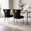 Velvet Upholstered Side Chair-1835389218