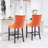 Upholstered Counter Stool with Solid Wood Frame-724752140-724752150