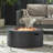 Lightweight Concrete Outdoor Circular Fire Pit, 50,000 BTU (Tank Cover Not Included)-1331610535-1331610534