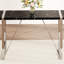 Ensemble de table de salle à manger et 6 chaises avec composants en métal massif-1131216860-1131216851