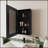 Versatile Black Medicine Cabinet With Included Mirror