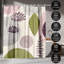 Botanical Shower Curtain Floral Pattern by Lisa Nohren