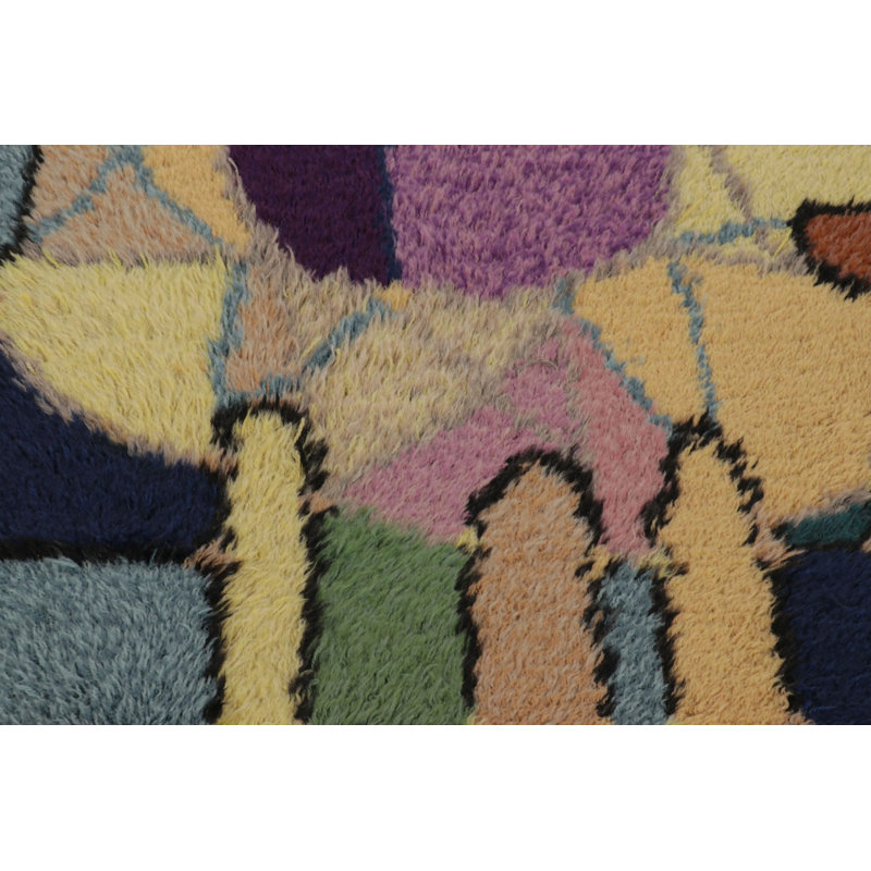 Vintage One-of-a-Kind 3'9" X 6'4" Hand Knotted Area Rug