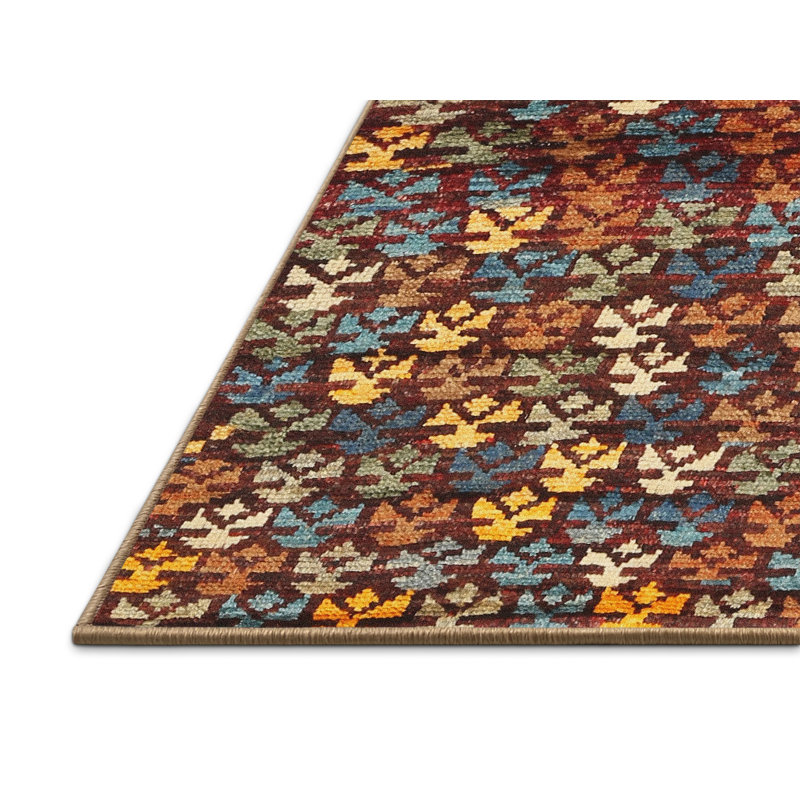 Tapis contemporain brun / beige / gris, Rectangle 5 pi x 7 pi