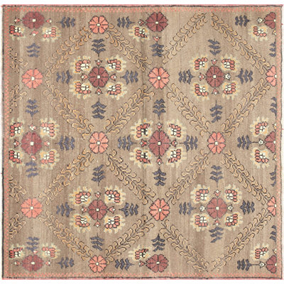 Square One-of-a-Kind 4'6" Area Rug
